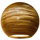 Graypants Hængende Lampe Sun 48 pap, brun, Ø128x48cm