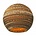 Graypants Lámpara colgante de la luna 14 de cartón, marrón, Ø36x31cm