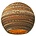 Graypants Lámpara colgante de la luna el 18 de cartón, marrón, Ø45x40cm