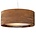 Graypants Hængende lampe Drum 36 pap, brun, Ø92x35cm