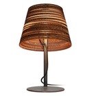 Graypants Basculante a Table Lamp di cartone, marrone, Ø34x24xcm