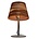 Graypants Incline mesa Lámpara de mesa hecha de cartón, marrón, Ø34x24xcm