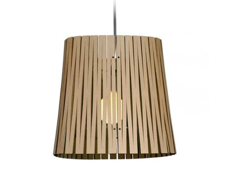 Graypants Ripley hanging lamp made of cardboard, black, Ø29x31cm