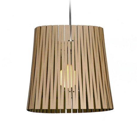 Graypants Lampe suspendue Ripley en carton, noir, Ø29x31cm