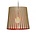 Graypants Lampe suspendue Ripley en carton, orange, Ø29x31cm