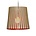 Graypants Ripley hanging lamp made of cardboard, orange, Ø29x31cm