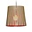 Graypants Ripley hanging lamp made of cardboard, orange, Ø29x31cm