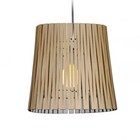 Graypants Lampe suspendue Ripley en carton, blanc, Ø29x31cm