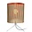 Graypants Lampe de table Leland en carton, orange, Ø26x47cm