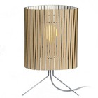 Graypants Leland table lamp made of cardboard, white, Ø26x47cm