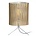 Graypants Lámpara de mesa Leland hecho de cartón, blanco, Ø26x47cm