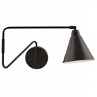 Housedoctor Lámpara de pared Juego metálico negro / blanco Ø15x13x70cm