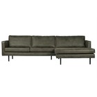 BePureHome Rodeo chaise longue right army