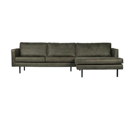 BePureHome Rodeo chaise longue rechts army