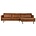 BePureHome Rodeo chaise longue rechts cognac