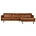 BePureHome Rodeo chaise longue right cognac