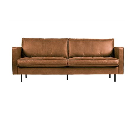 BePureHome Rodeo klassisk sofa 2,5-sæders cognac