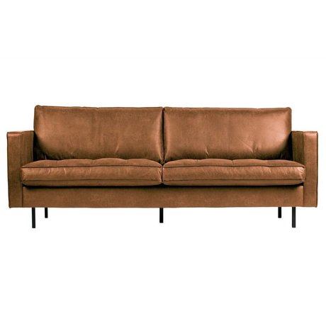 BePureHome Rodeo klassisk sofa 2,5-sæders cognac