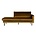 BePureHome Daybed Rodeo giallo velluto giallo miele
