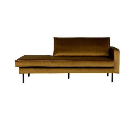 BePureHome Daybed Rodeo giallo velluto giallo miele