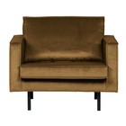 BePureHome Rodeo fauteuil terciopelo miel amarillo