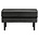 BePureHome Rodeo stool on legs velvet anthracite