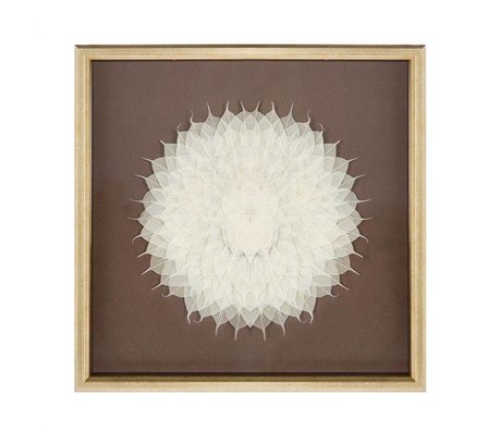 Riverdale Maleri blomsterkampagne 70x70x6cm