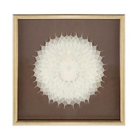 Riverdale Maleri blomsterkampagne 70x70x6cm