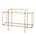 Riverdale Sideboard Amaro gold metal glass 37x120x88,5cm