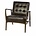Riverdale Armchair Walton anthracite gray leatherwood 80cm