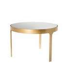 Riverdale Table d'appoint Amaro doré 60x60x40,4cm