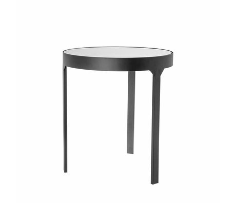 Riverdale Table d'appoint Amaro noir 45x45x50,5cm