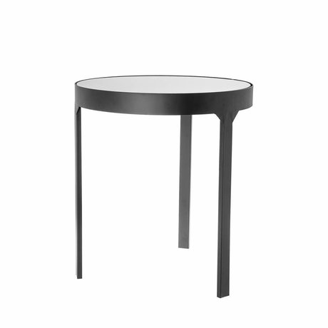 Riverdale Table d'appoint Amaro noir 45x45x50,5cm