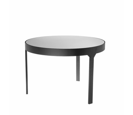 Riverdale Table d'appoint Amaro noir 60x60x40,4cm