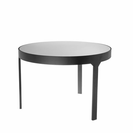 Riverdale Table d'appoint Amaro noir 60x60x40,4cm