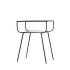 Riverdale Side table Amaro black 33x48,5x61cm