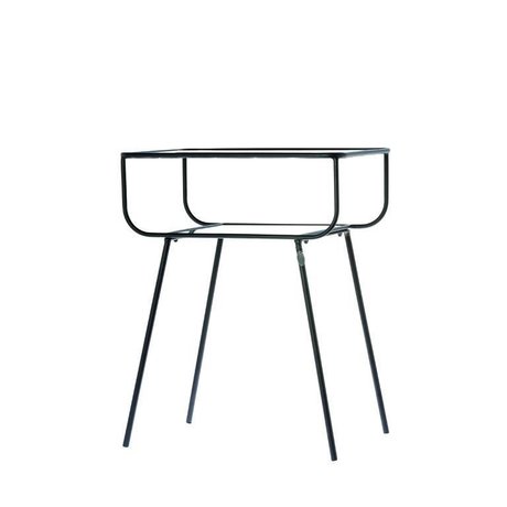 Riverdale Side table Amaro black 33x48,5x61cm