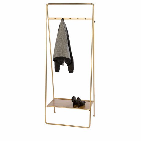 Riverdale Garderobe Amaro gold 179x70x45cm