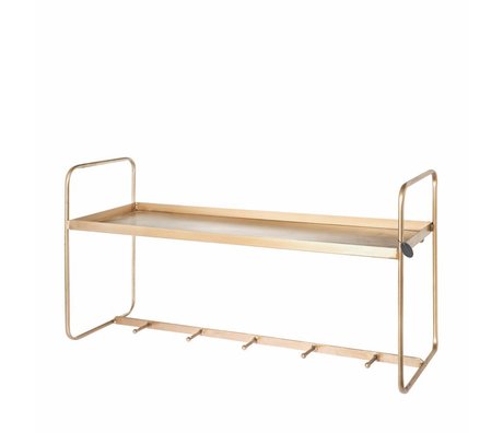 Riverdale Garderobe Amaro gold 41x80x25cm