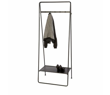 Riverdale Garderobe Amaro sort 179x70x45cm