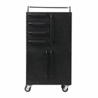BePureHome Black beauty rollschrank metal black