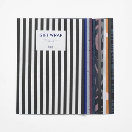 Ferm Living Indpakning Paper Book Arti flerfarvet papir 60x42cm