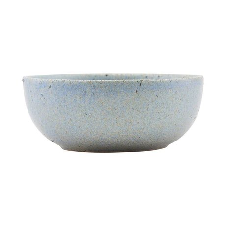 Housedoctor Bol Diva gris céramique bleu Ø13,5cm