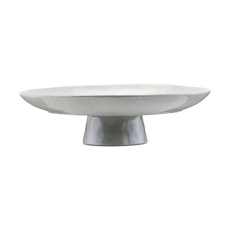Housedoctor Cake plate gray blue tone Ø32x8,3cm