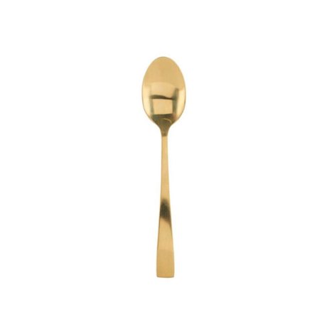 Housedoctor Teaspoon gold steel 14,3cm