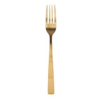 Housedoctor Fork made of gold steel 21cm