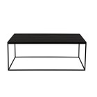 Zuiver Mesa de centro de metal esmaltado de cerámica negra 93x42,5x36cm