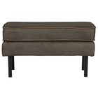 BePureHome Stool Rodeo army green leather 45x84x54cm