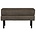 BePureHome Sgabello Rodeo in pelle verde militare 45x84x54cm