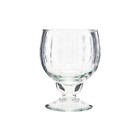 Housedoctor Bicchiere da vino bianco Vintage vetro trasparente Ø7x12,5cm